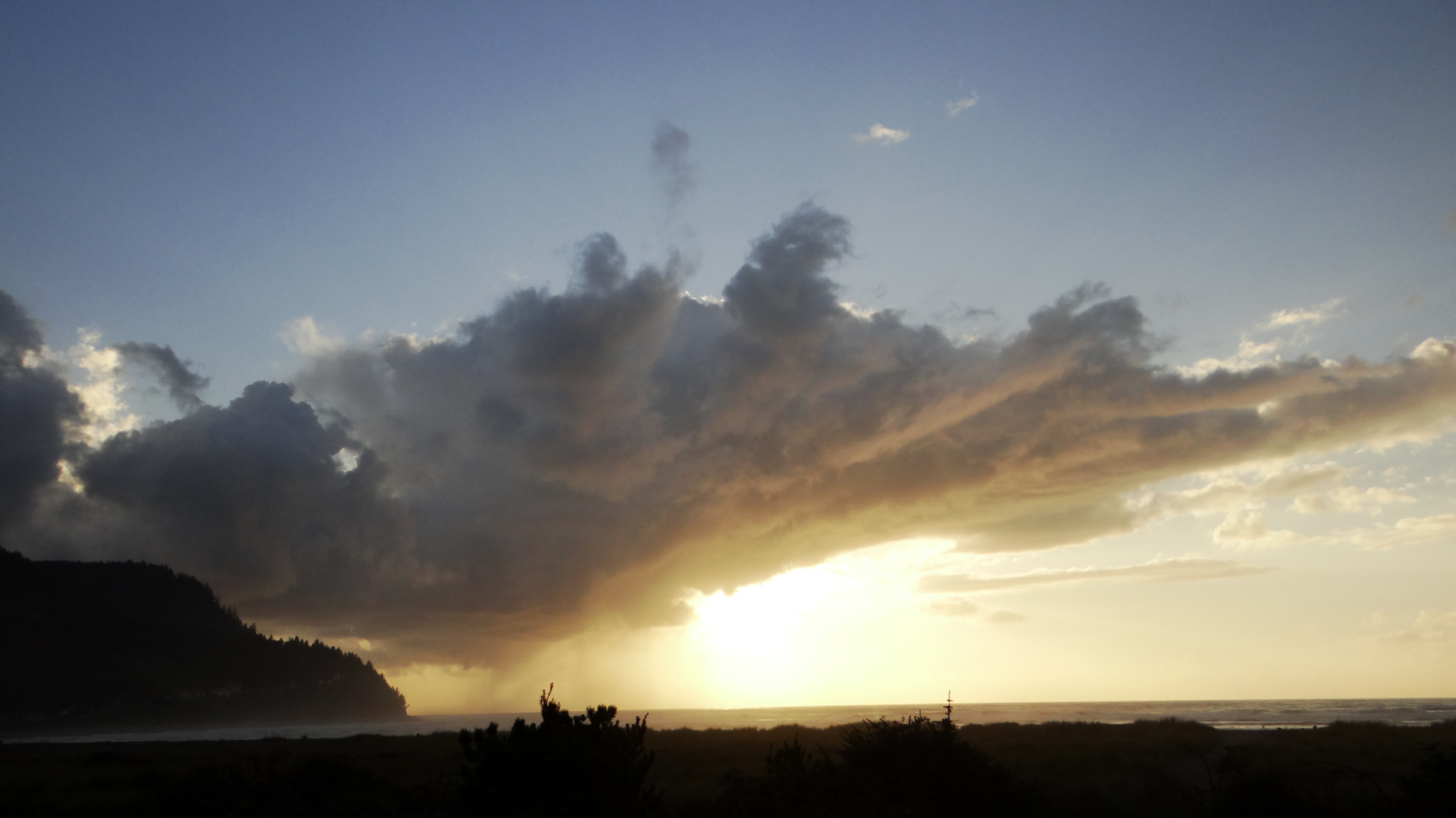 Sonne und Wolken