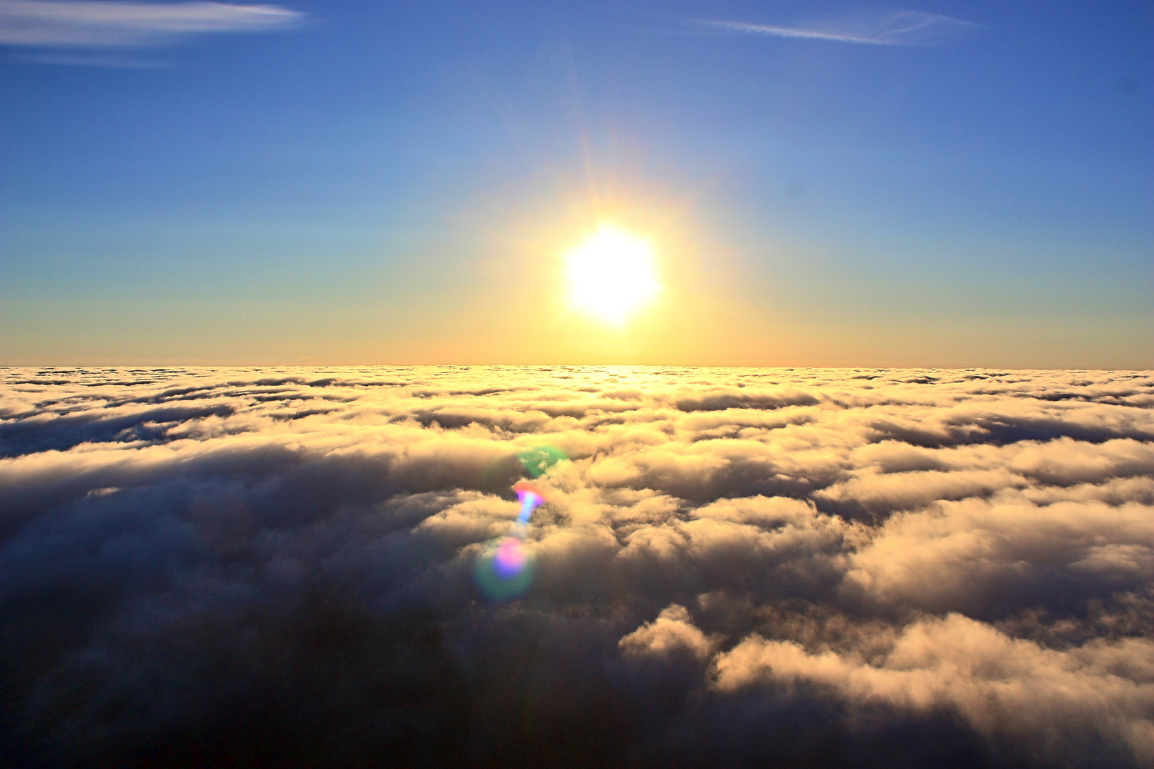 Sonne und Wolken am Nordkapp