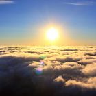 Sonne und Wolken am Nordkapp