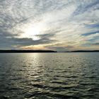 Sonne und Wolken an der Müritz in Waren