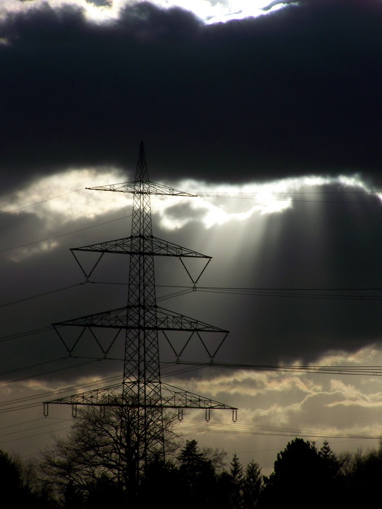 Sonne und Wolken