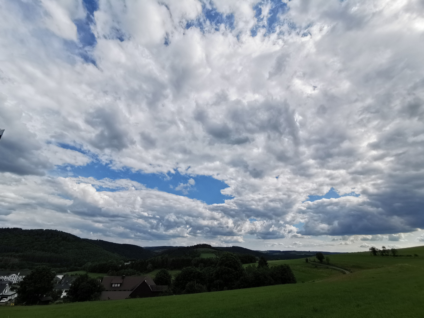 Sonne und Wolken