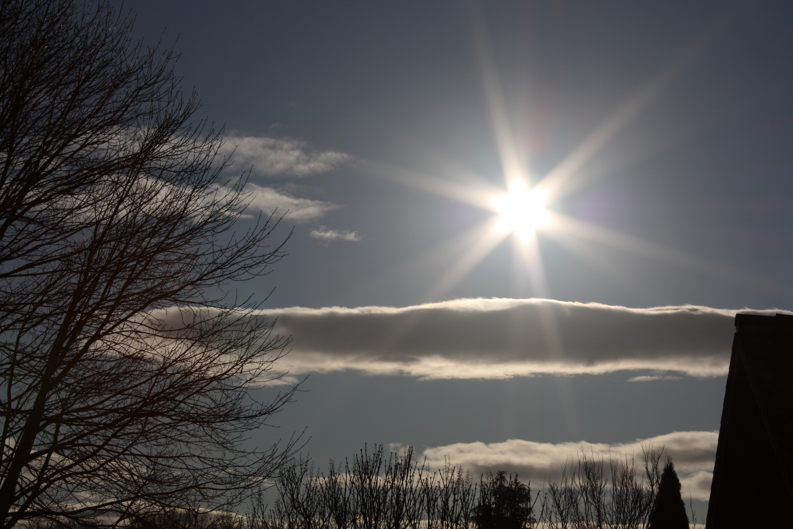 Sonne und Wolken