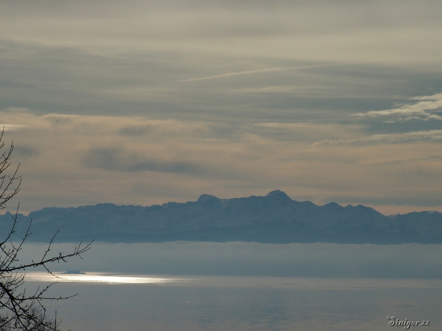 Sonne und Wolken im Dezember