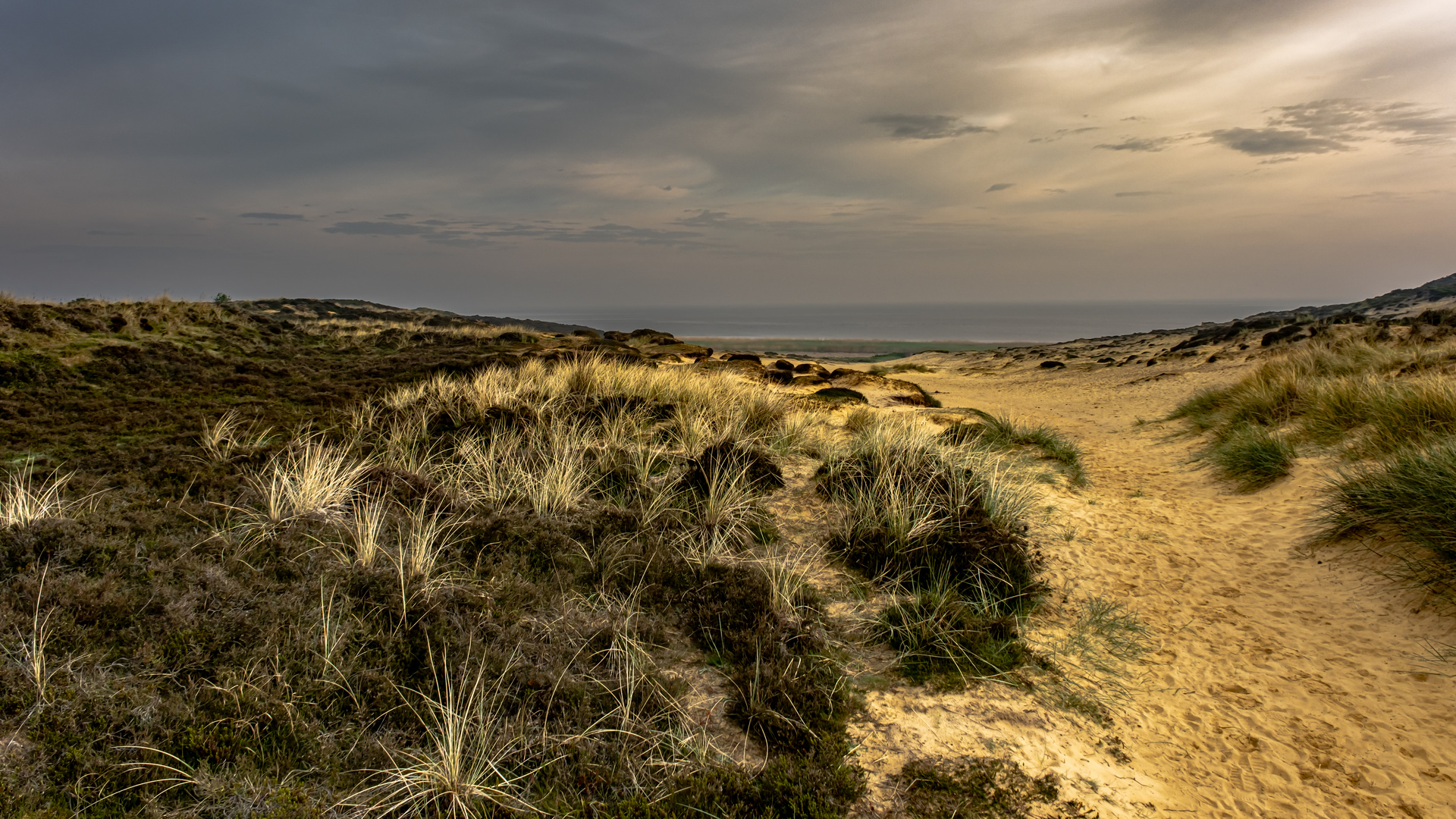 Sonne und Wolken in Morsum