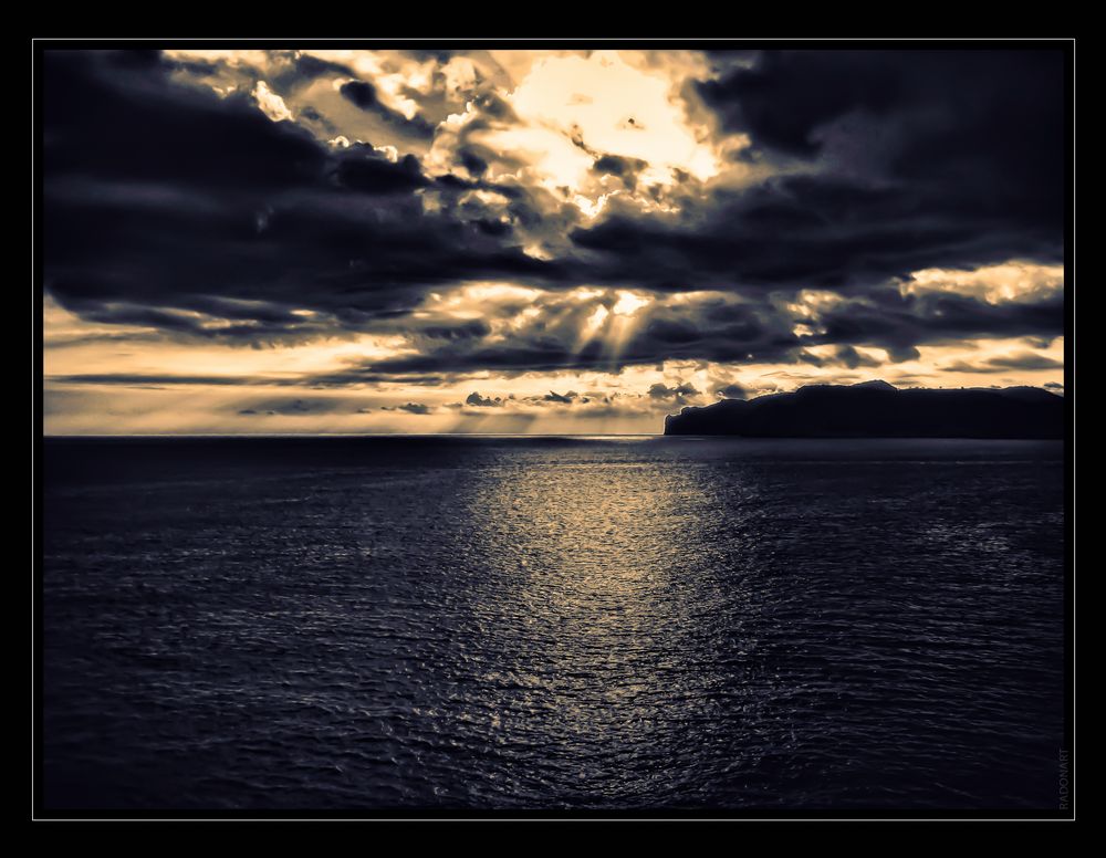 Sonne und Wolken über Mallorca