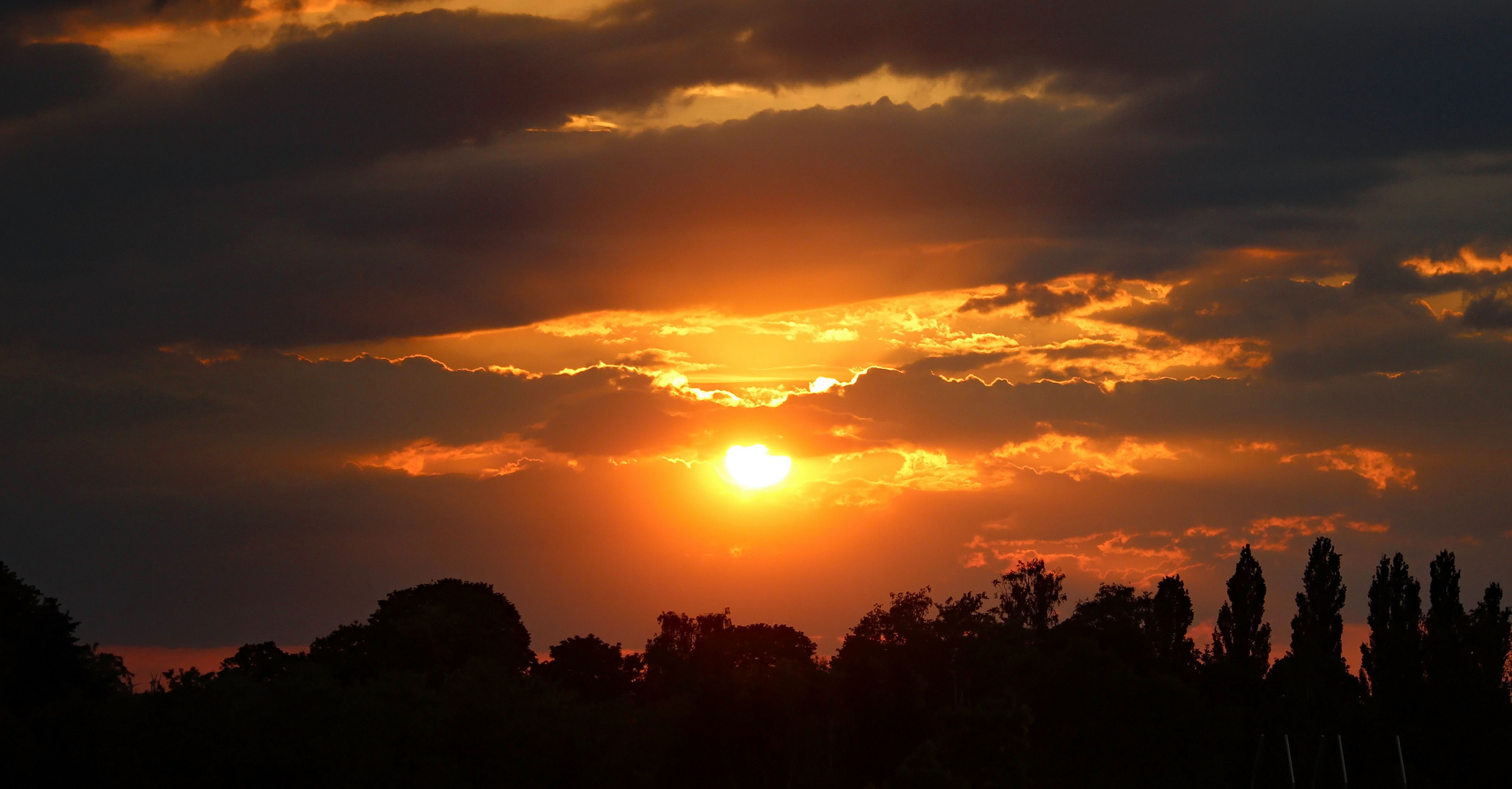 Sonne verabschiedet sich