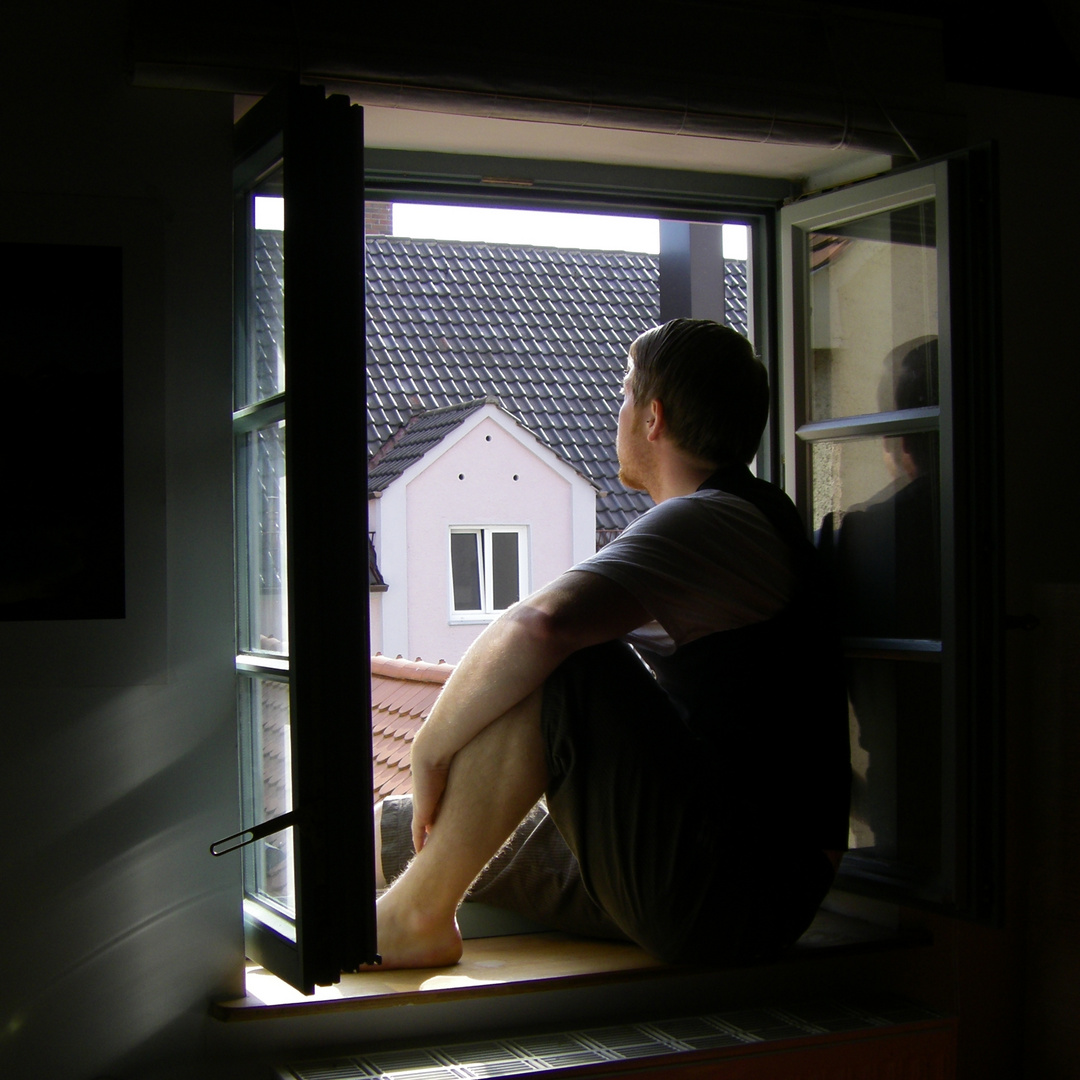 Sonne vor dem Fenster Foto &amp; Bild erwachsene, menschen