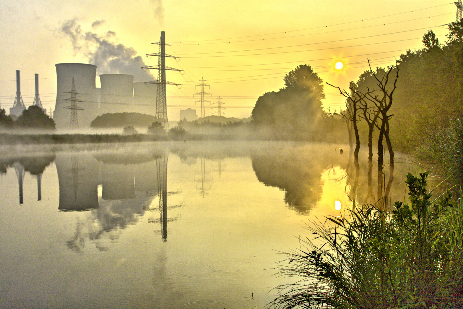 Sonne, Wasser, Gersteinwerk,