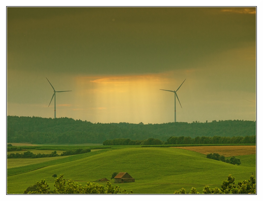 Sonne, Wind und Regen