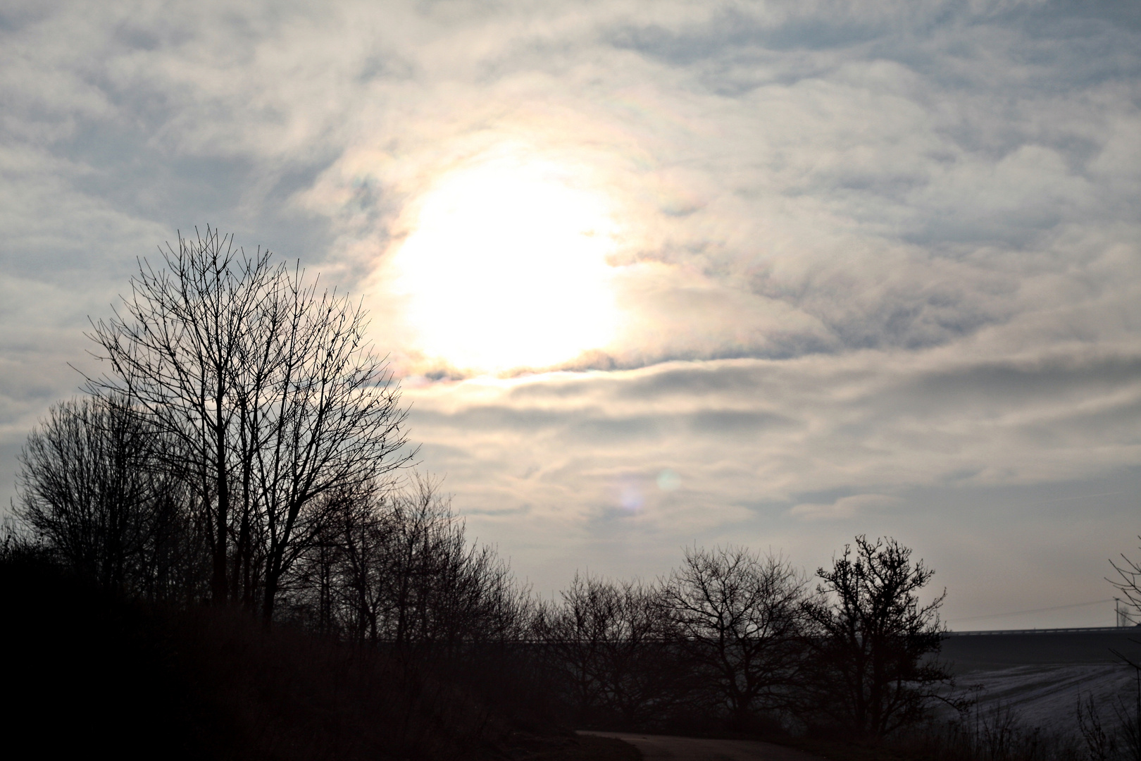 Sonne/ Wolken