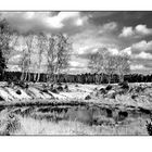 Sonne & Wolken über der Heide.