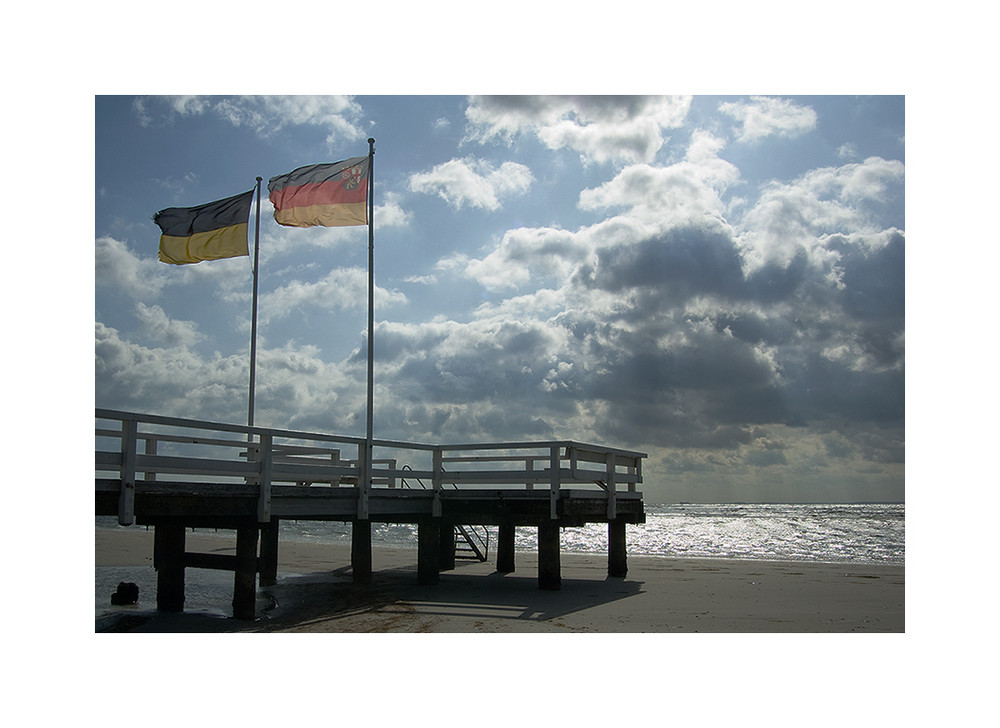 Sonne, Wolken, Wind + Meer ......aber kein, naja kaum, Wasser