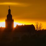 Sonneaufgang an der Burg Falkenstein (2)