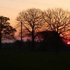 Sonneaufgang in den Ahsewiesen um 6.25 Uhr