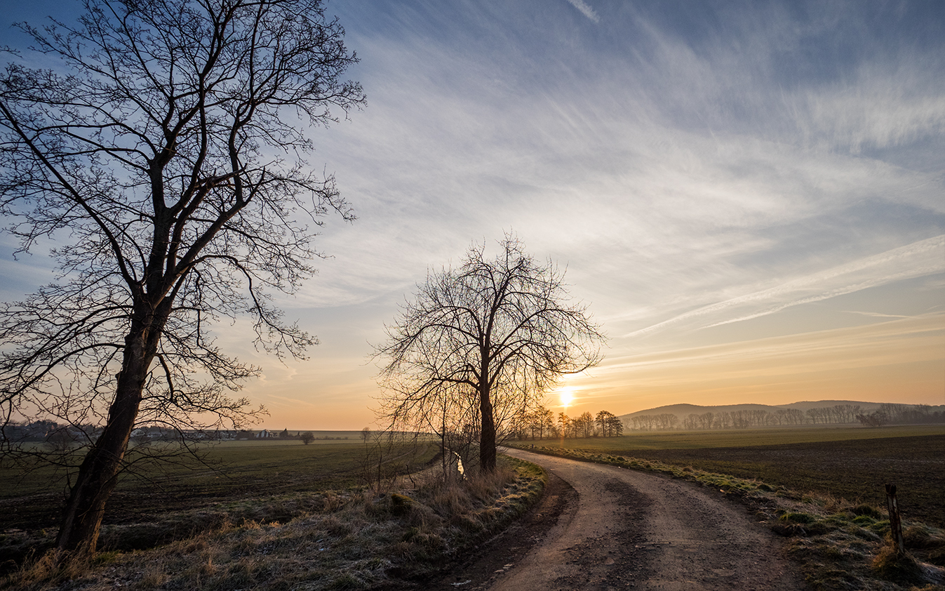 Sonneaufgang über der Asse