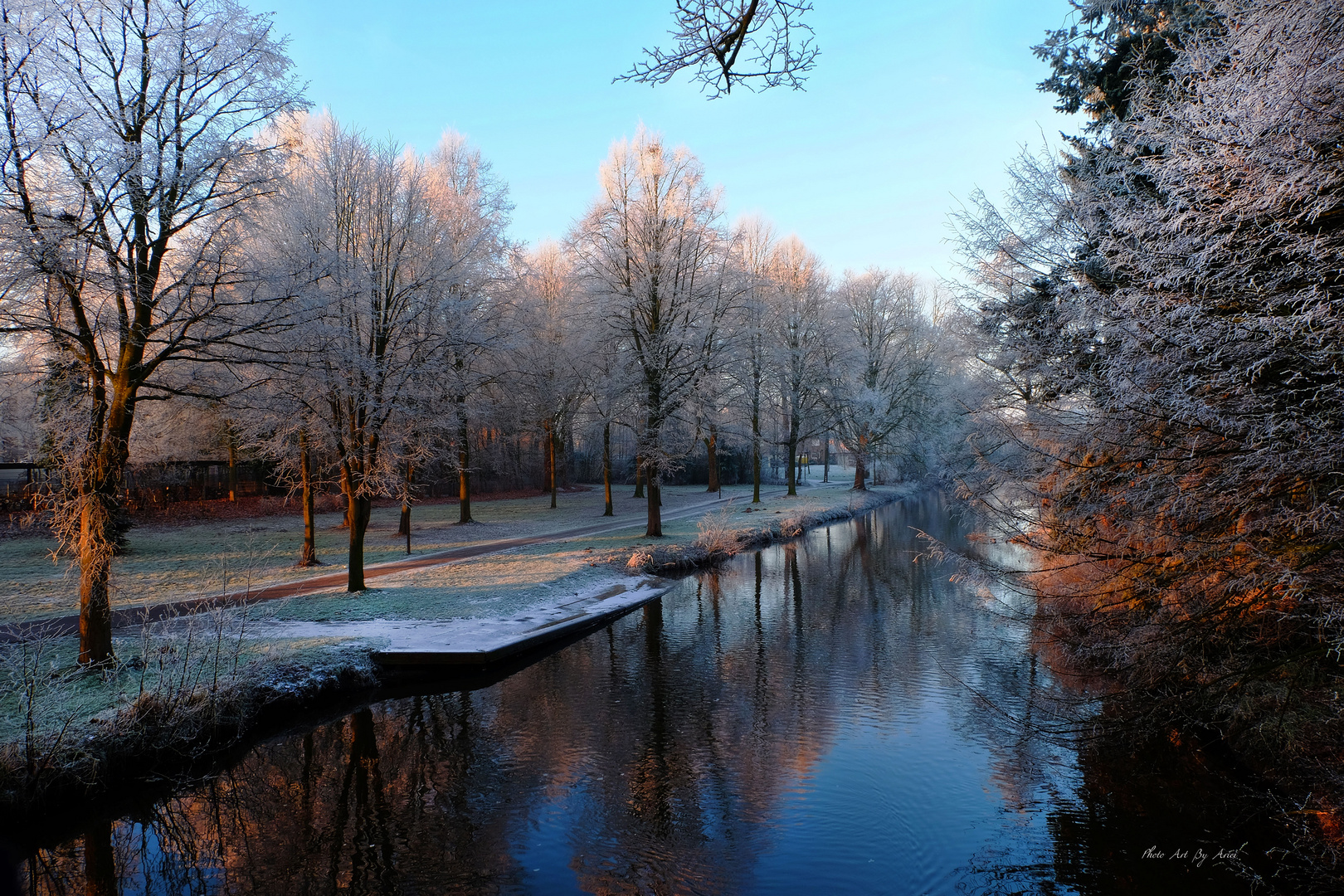 Sonnen aufgang in Wiedenbrück