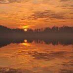 Sonnen – Orange - Wolken - Spiegel