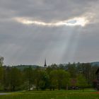 Sonnen-Spot über Fladungen