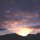 Sonnen untergang 25 km nordlich von Tromso