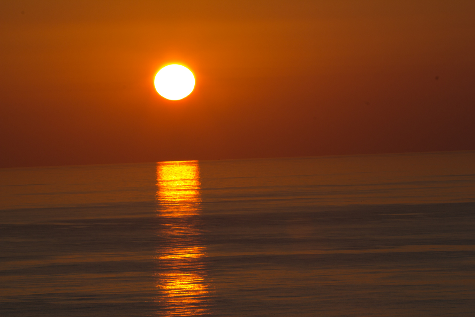 Sonnen Untergang am Mittelmeer März 2012