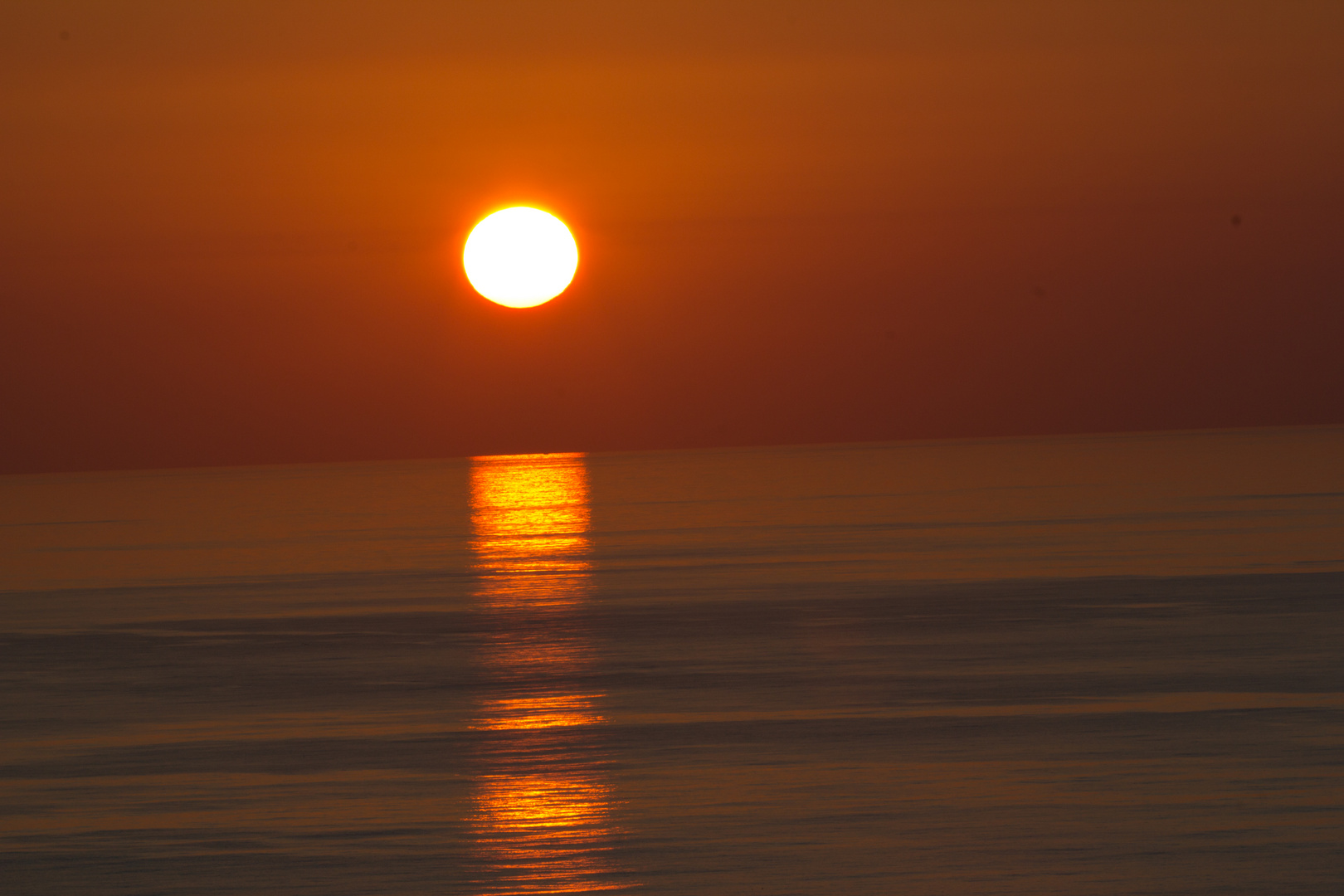 Sonnen- Untergang am Mittelmeer März 2012