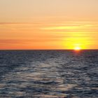 Sonnen untergang auf der Ostsee