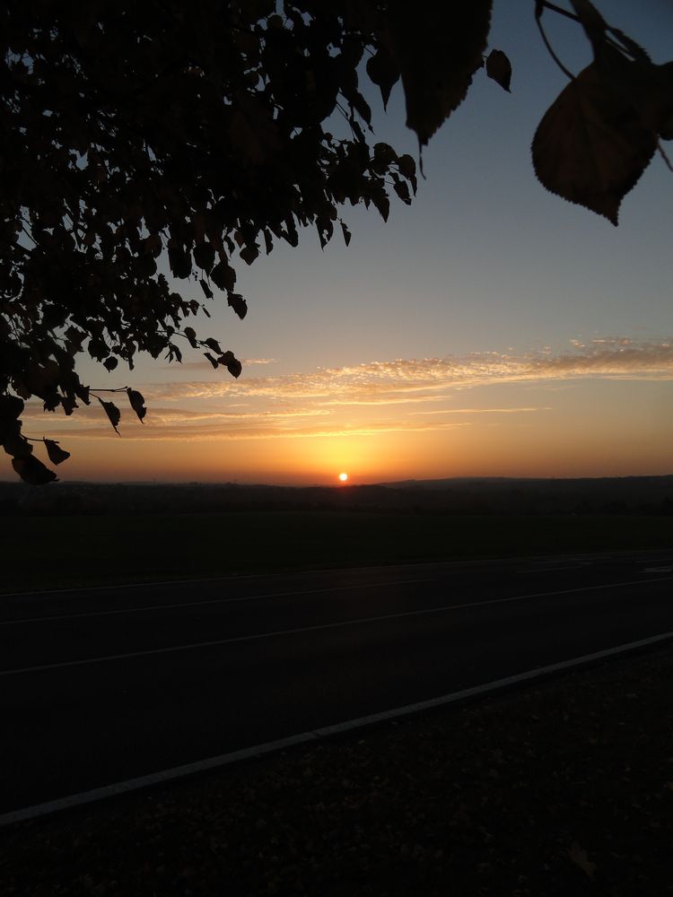 sonnen untergang in apolda