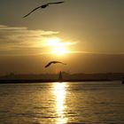 Sonnen Untergang in Istanbul