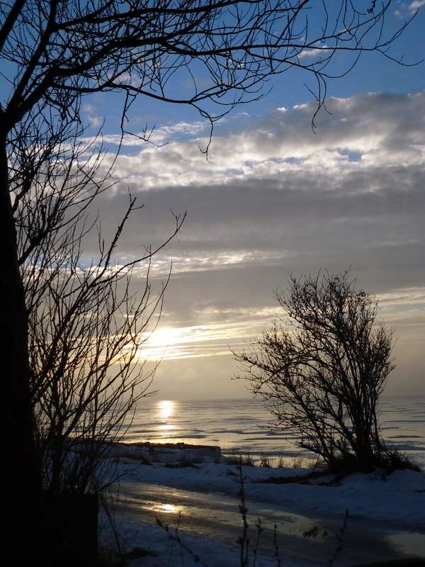 Sonnen Untergang in Ostsee - Ocaaso en el Mar del Este