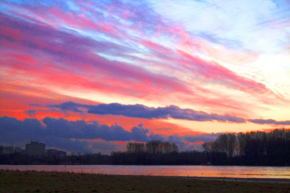 Sonnen Untergang Januar 2011