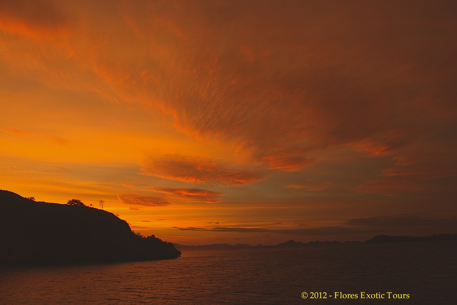 Sonnen Untergang - Komodo National PArk