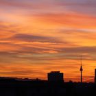 Sonnen Untergang über Berlin