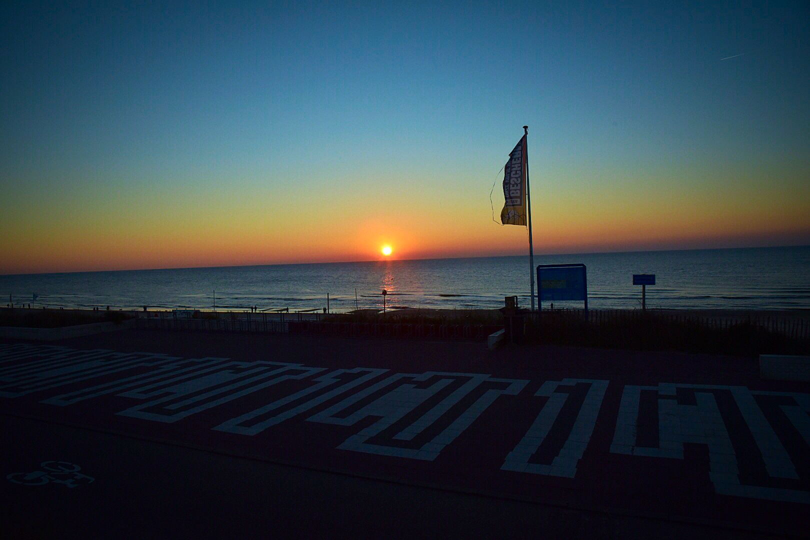 Sonnen Untergang Zandvoort