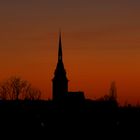 (Sonnen-) Untergangsstimmung über Fechenheim