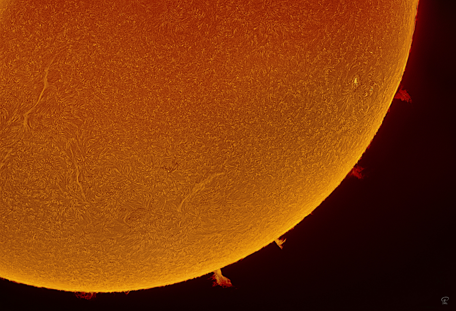 Sonnenaktivität am 22. April 2023