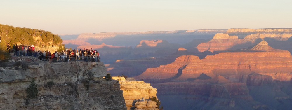 Sonnenanbeter am Grand Canyon