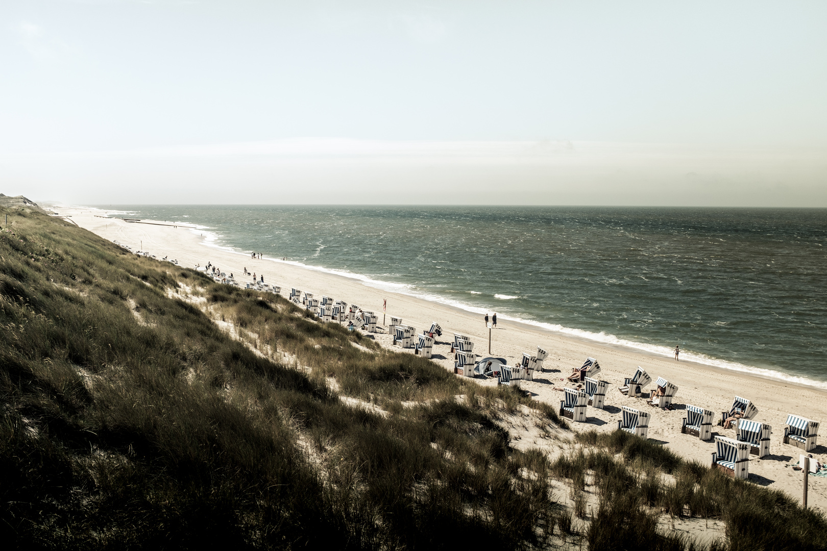 Sonnenanbeter am Weststrand