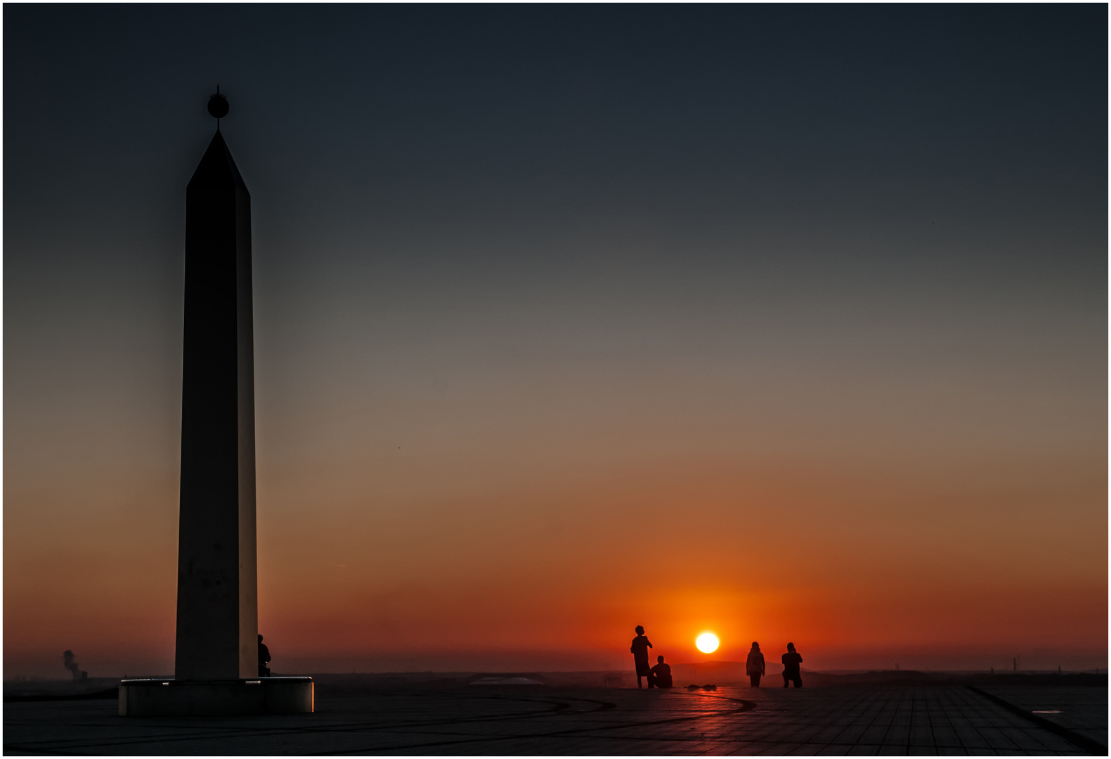 Sonnenanbeter auf Halde Hoheward