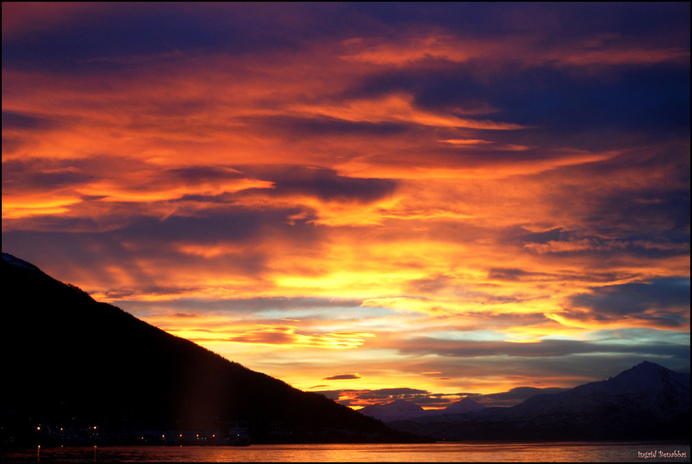Sonnenauf- und -untergang Foto & Bild  europe, scandinavia, norway 