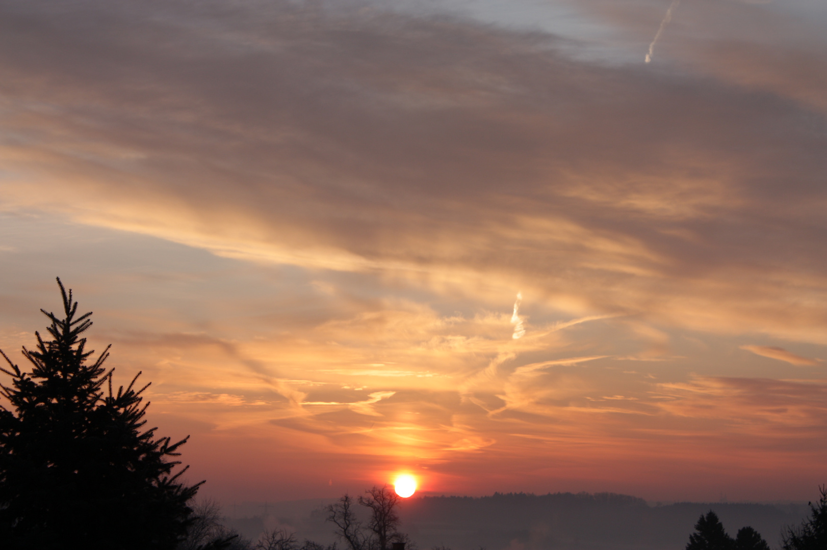 Sonnenaufgang 07:45h (10.02.2011)