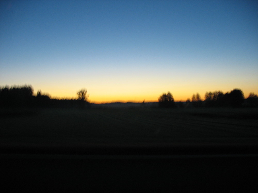 Sonnenaufgang 15.10.2007 - VII