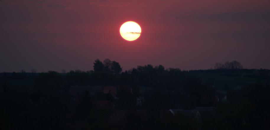 Sonnenaufgang 17.04.2009 6.15Uhr