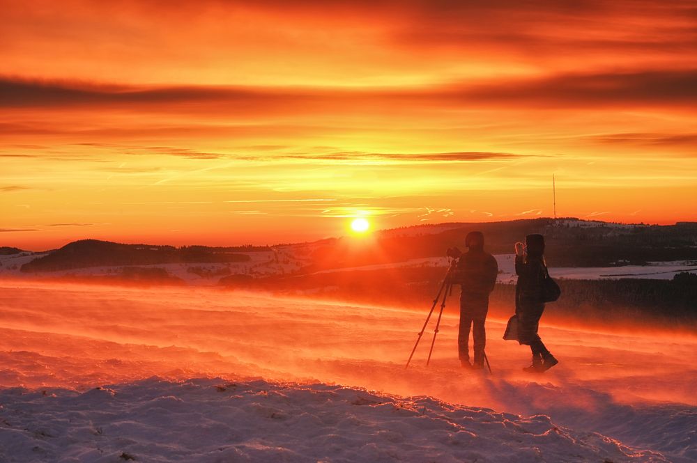 Sonnenaufgang...