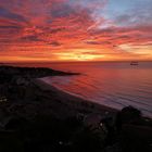 Sonnenaufgang 2 über Tarragona Beach