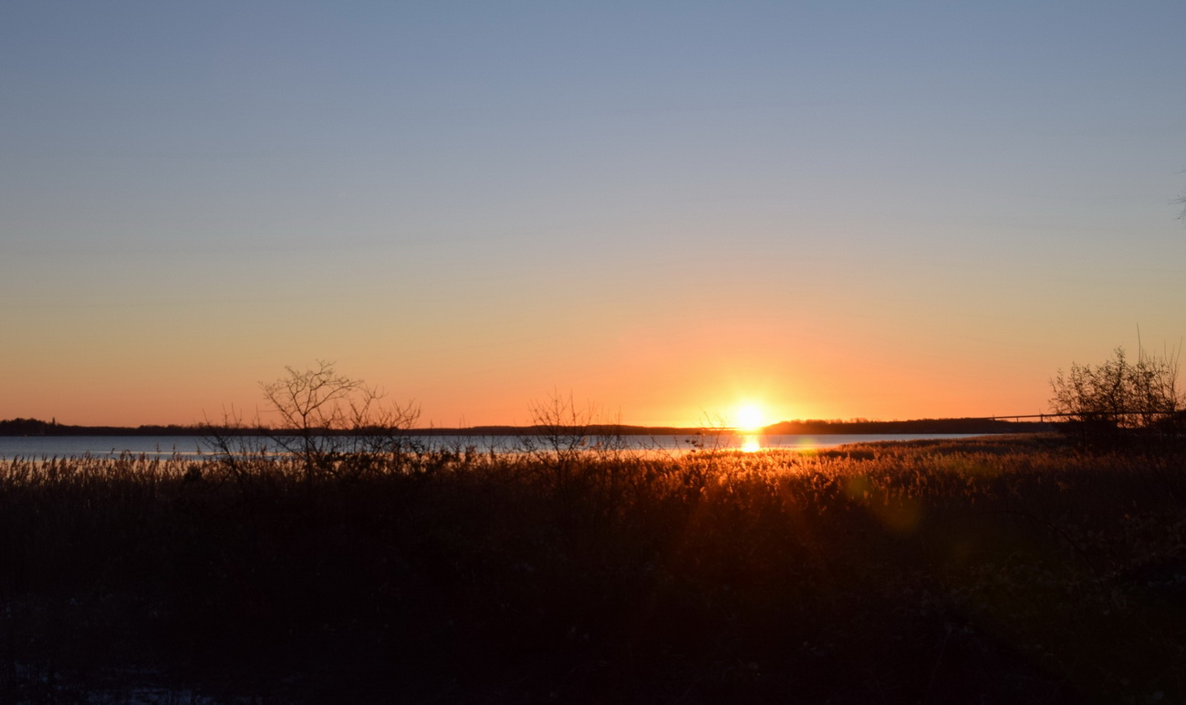 Sonnenaufgang 25.12.2021 8:30 -4 Grad