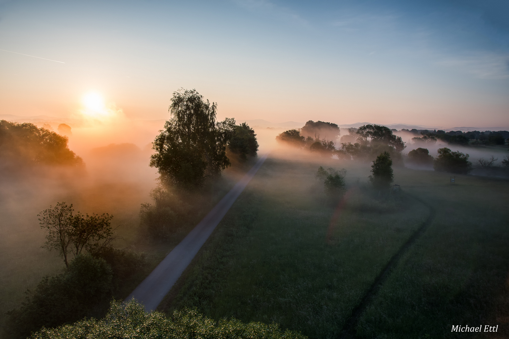 Sonnenaufgang 26.05. Regentalaue