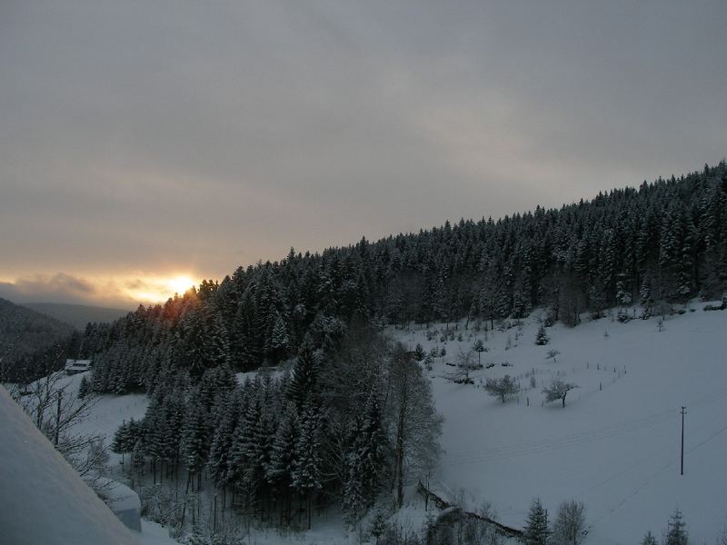 Sonnenaufgang 27.12.2005