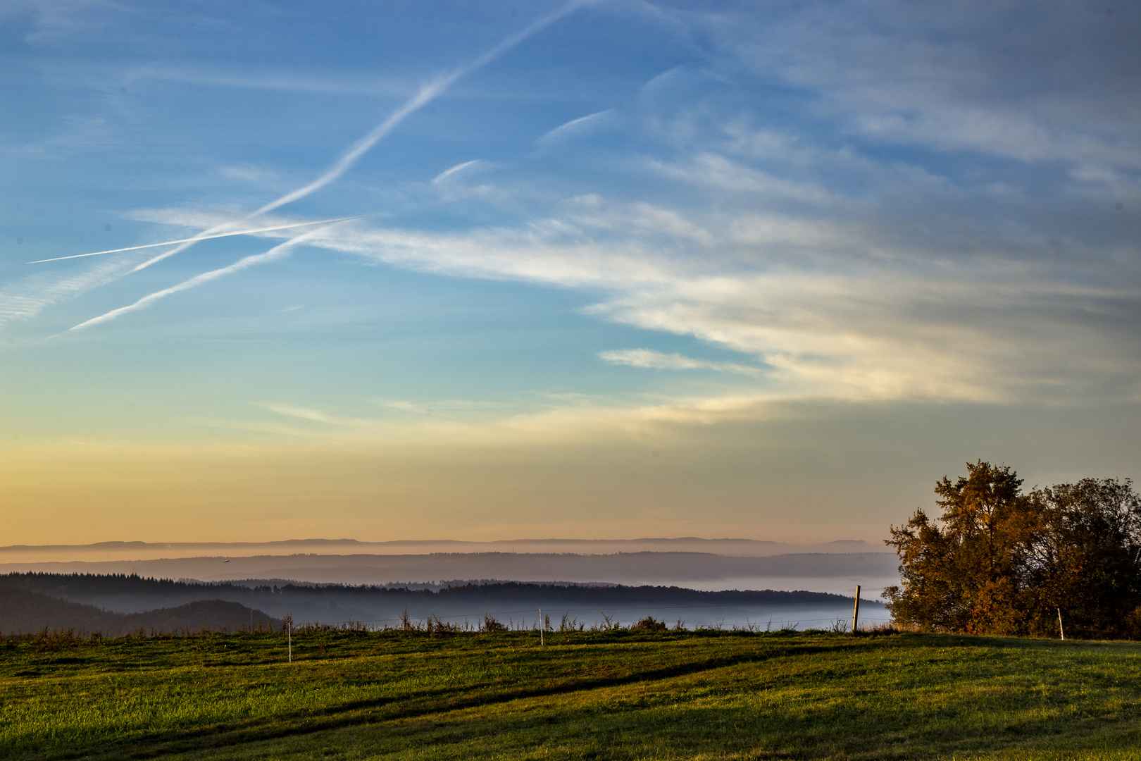 Sonnenaufgang 29.10.2021 die Zweite