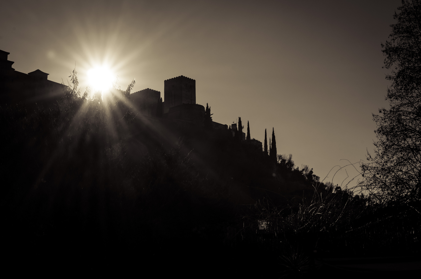 Sonnenaufgang Alhambra